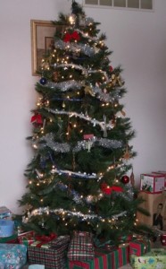 Old-fashioned Christmas Holiday tree